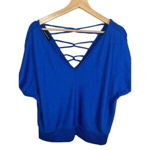 NWOT Fortune & Ivy blue top XXL Stitch Fix